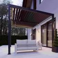 SkyLUX Pergola 3m x 3m Square Pergola With LED Lighting
