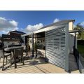 Saturn 6m x 3m 8 Leg Aluminium Pergola Extra Height Beams