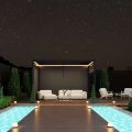 SkyLUX Pergola 4m x 3m Rectangluar Pergola With LED Lighting