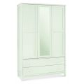 BENTLEY DESIGNS ATLANTA WHITE TRIPLE WARDROBE