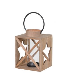 Square Wooden Lantern