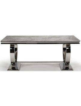 Arianna Grey Marble 200cm Dining Table