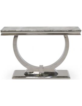 Arianna Grey Marble Console Table