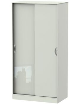 Camden High Gloss 2 Door Wide Sliding Wardrobe