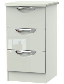 Camden High Gloss Kaschmir 3 Drawer Locker