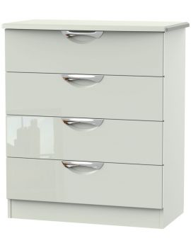 Camden High Gloss Kaschmir 4 Drawer Chest