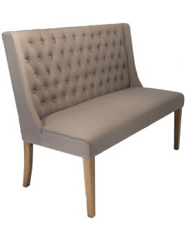 Luxor Dining Bench Almond