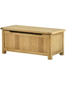 Portland Oak Blanket Box