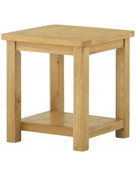 Portland Oak Lamp Table