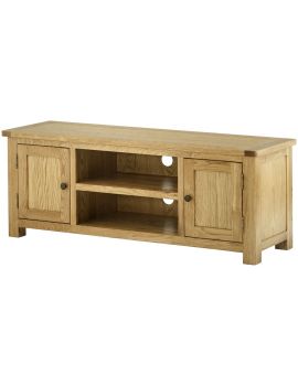 Portland Oak Large Tv Unit