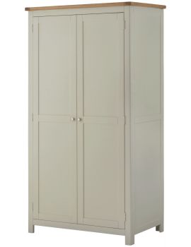 Portland Stone 2 Door Wardrobe