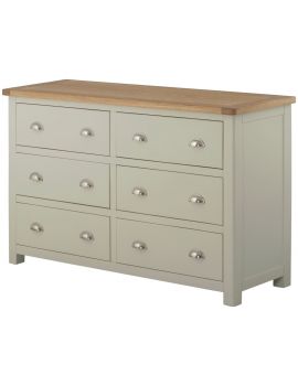 Portland Stone 6 Drawer Chest