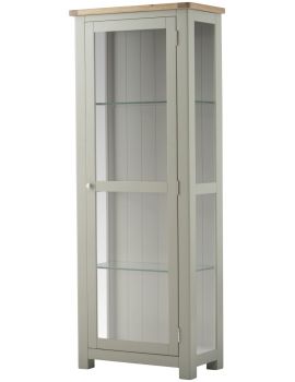 Portland Stone Glazed Display Cabinet