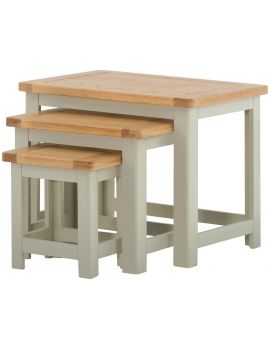 Portland Stone Nest Of Tables