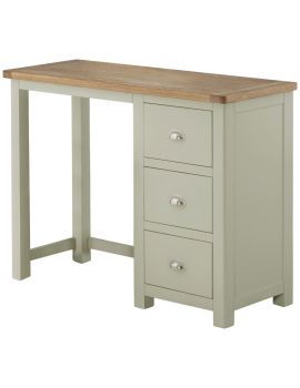 Portland Stone Single Ped Dressing Table