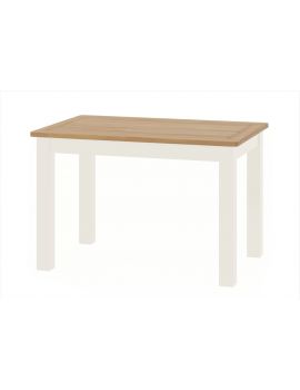Portland White Fixed Dining Table