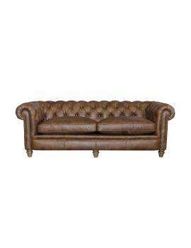 Abraham Junior Leather Grand Sofa