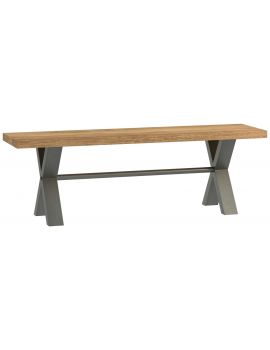 Wentwood Industrial Oak Large Bench