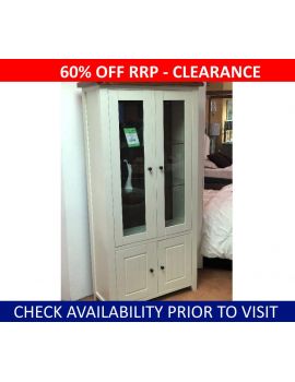 Long Island Clearance 2 Door Display Cabinet