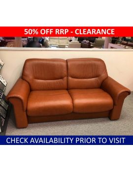 Stressless Liberty Clearance 2 Seater Leather Sofa