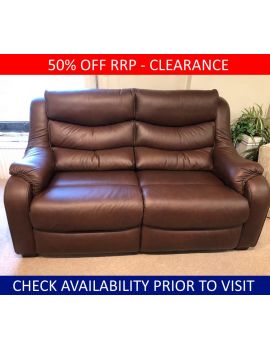 Parker Knoll Clearance Denver 2 Seater Leather Sofa