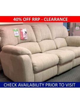 Ashwood Design Carina Clearance 3 Seater Power Recliner & Armchair