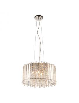 E13 5 Light Crystal Ceiling Pendant