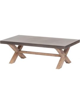 Aurora Concrete Top Coffee Table