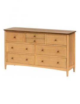 Hepburn 3 Over 4 Wide Chest Of Drawers