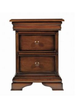 Normandie Bedside Mahogany Table