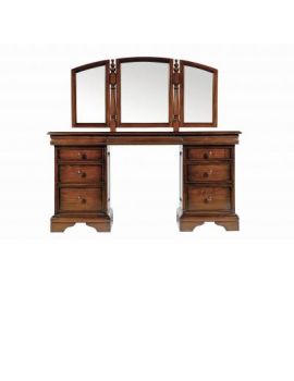 Normandie Mahogany Dressing Table With Mirror