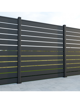 Aluminium Fence Panel With Aluminium Fence Post