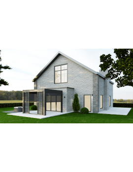 Saturn 3m Open/Close Adjustable Sliding Panel Wall