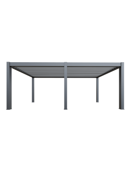 Saturn 8m x 3m Square Aluminium Pergola Extra Height Beams