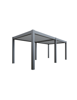 Saturn 6m x 3m Square Aluminium Pergola Extra Height Beams