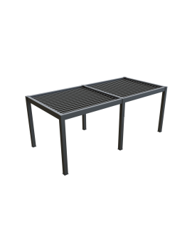 Saturn 6m x 3m Square Aluminium Pergola Extra Height Beams