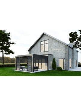 Saturn 4m Open/Close Adjustable Sliding Panel Wall