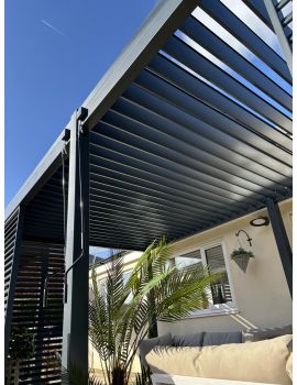 Saturn 6m x 3m 8 Leg Aluminium Pergola Extra Height Beams