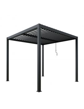 SkyLUX Pergola 4m x 3m Rectangluar Pergola With LED Lighting