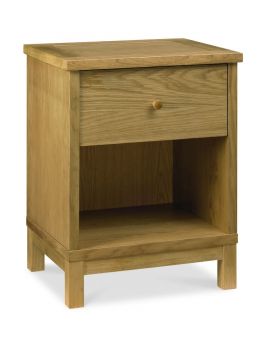 BENTLEY DESIGNS ATLANTA OAK 1 DRAWER NIGHTSTAND