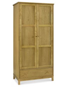 BENTLEY DESIGNS ATLANTA OAK DOUBLE WARDROBE