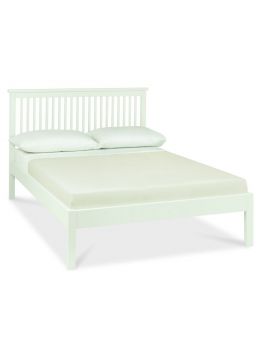 BENTLEY DESIGNS ATLANTA WHITE 135CM LOW FOOTEND BEDSTEAD